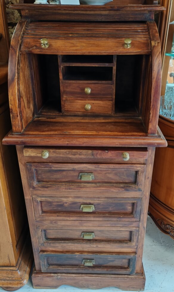 petit secrétaire en bois exotique