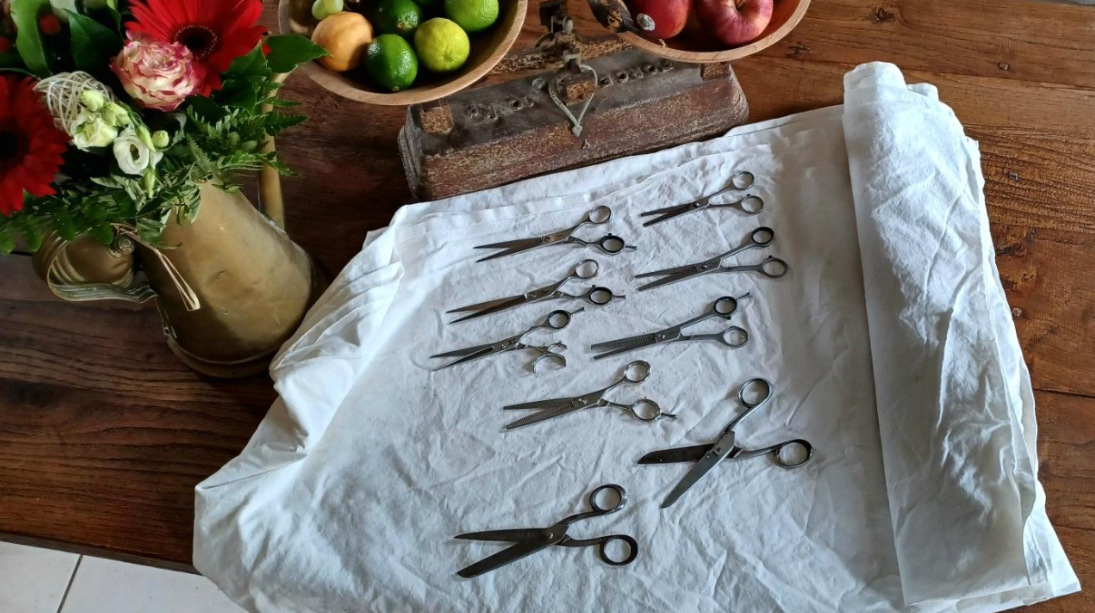 ciseaux coiffure affutage nono la brocante
