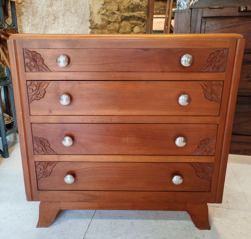 commode art deco 4 tiroirs