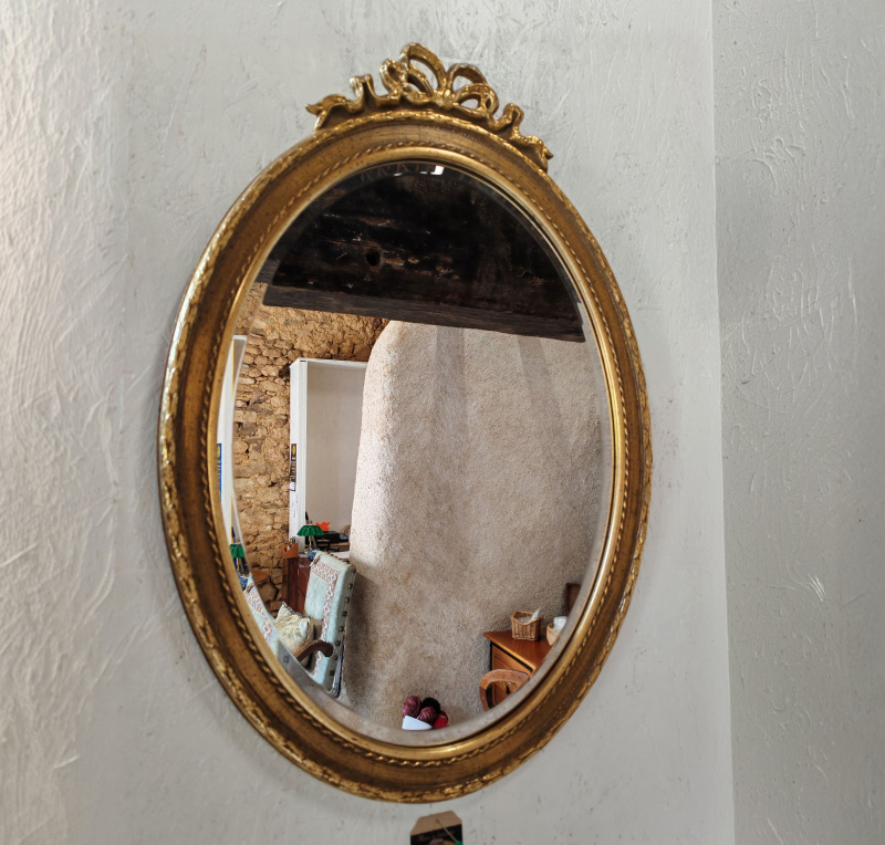 miroir ovale a vendre